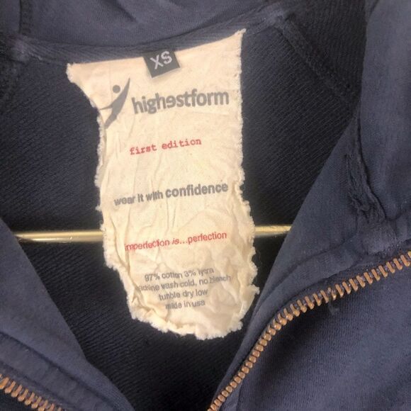 Women’s Highest Form Zip Up Jacket XS Mint or Navy - Picture 9 of 10